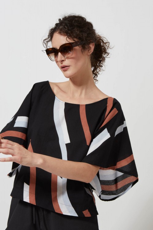 TOP EVA MARIN NOIR