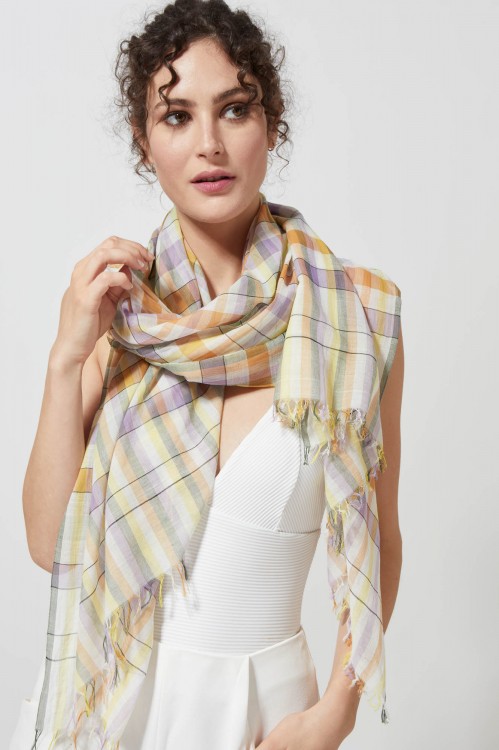 FOULARD CHROMA LILAS