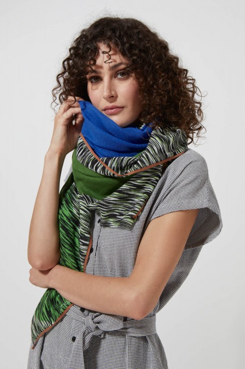 FOULARD GALET BLEU