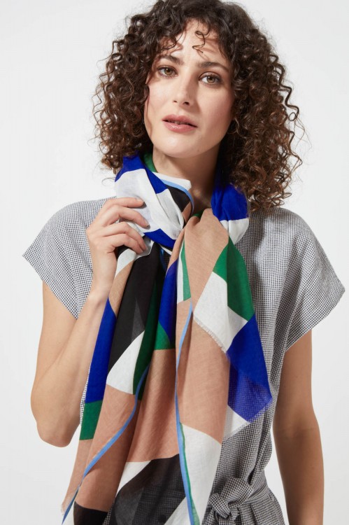 FOULARD VISION BLEU