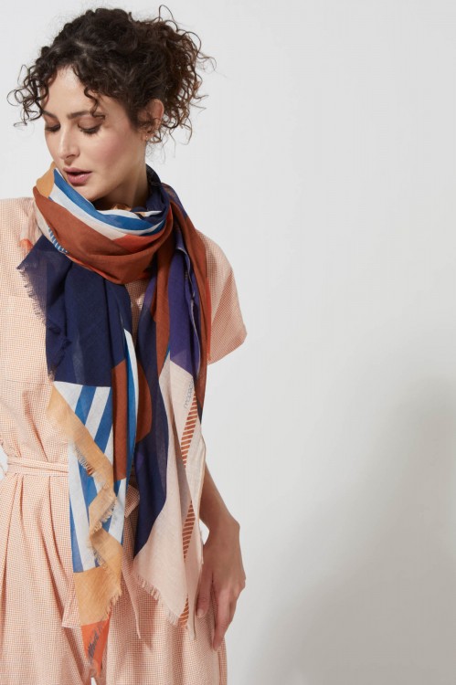 CARTE POSTALE POSTALE SCARF