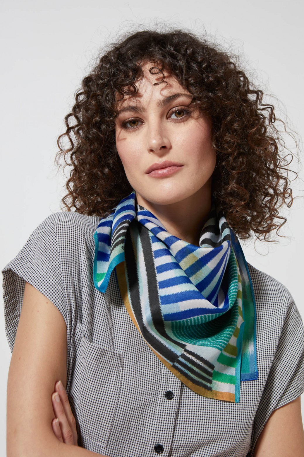 RIVAGE GREEN SCARF
