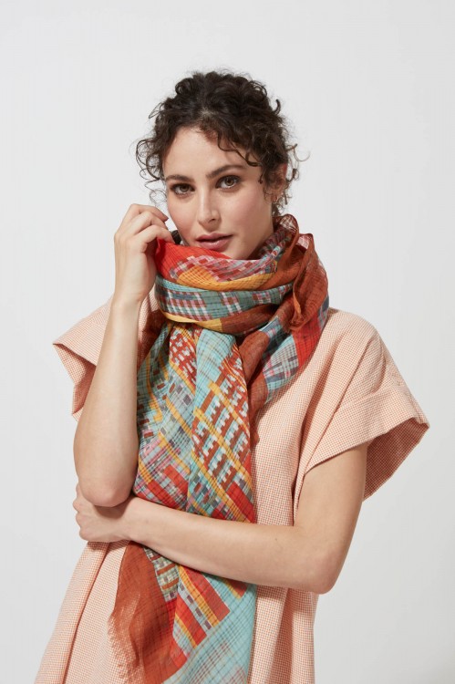 FOULARD RACHEL ORANGE
