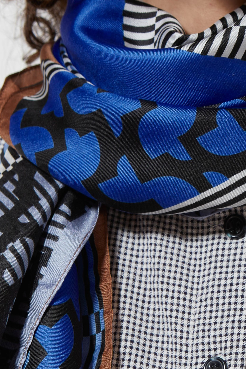 FOULARD MURMURE DE LA MER BLEU