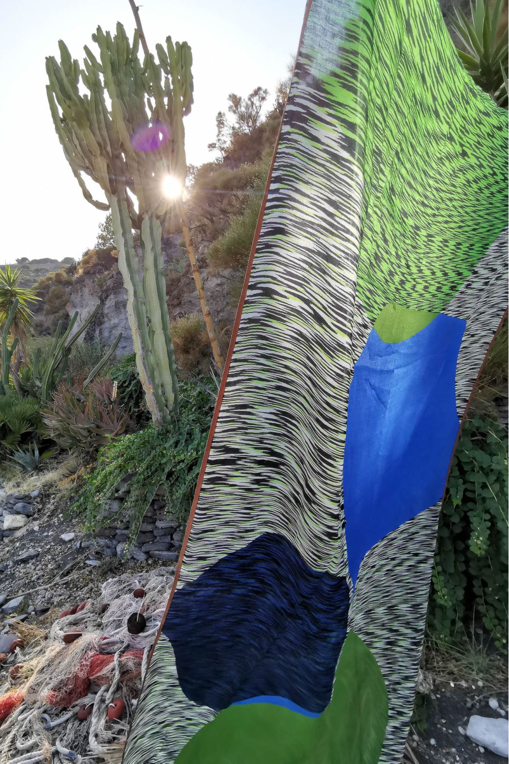 FOULARD GALET BLEU FOULARD GALET BLEU