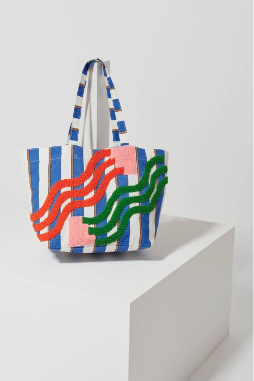 SAC CABAS ADONIS BAYADERE CANDY