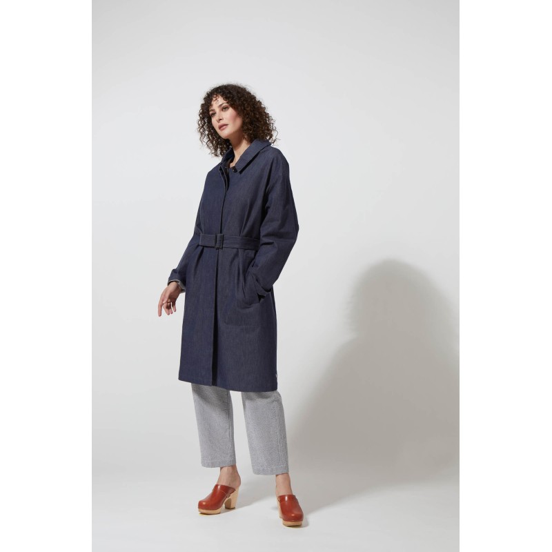 Navy Kenya Raincoat