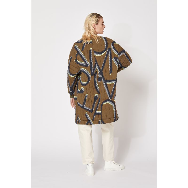 KHAKI JIM MONOGRAMME COAT