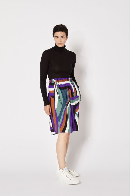 PURPLE MOLLY GAMME SKIRT