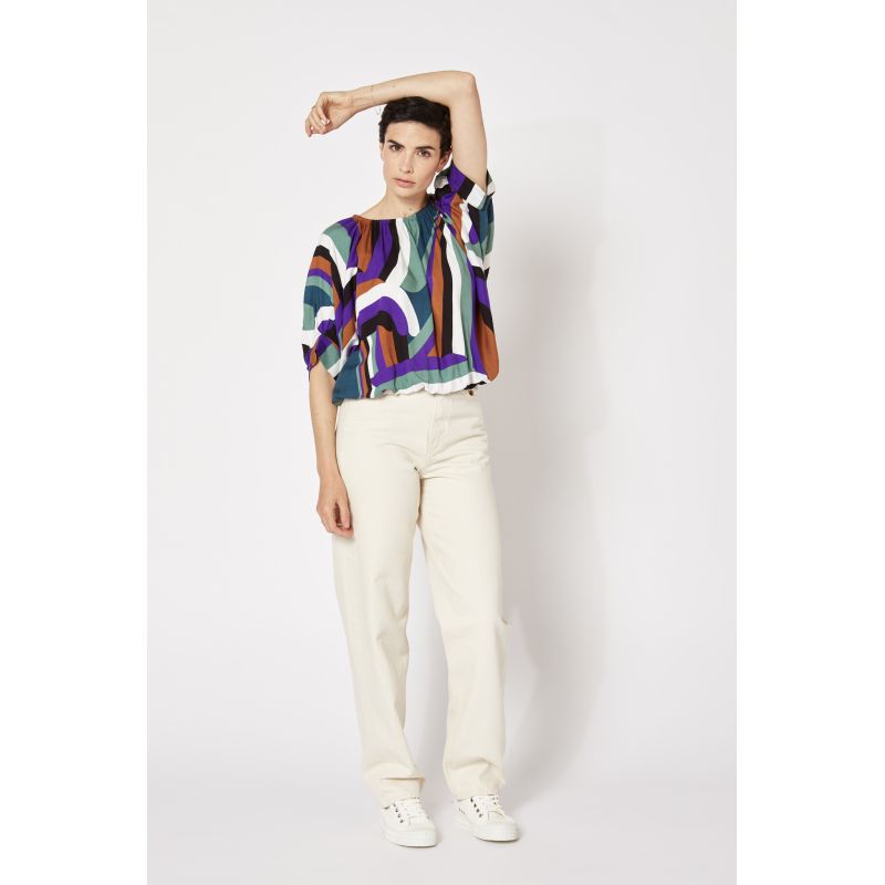 TOP OLGA GAMME VIOLET TOP OLGA GAMME VIOLET