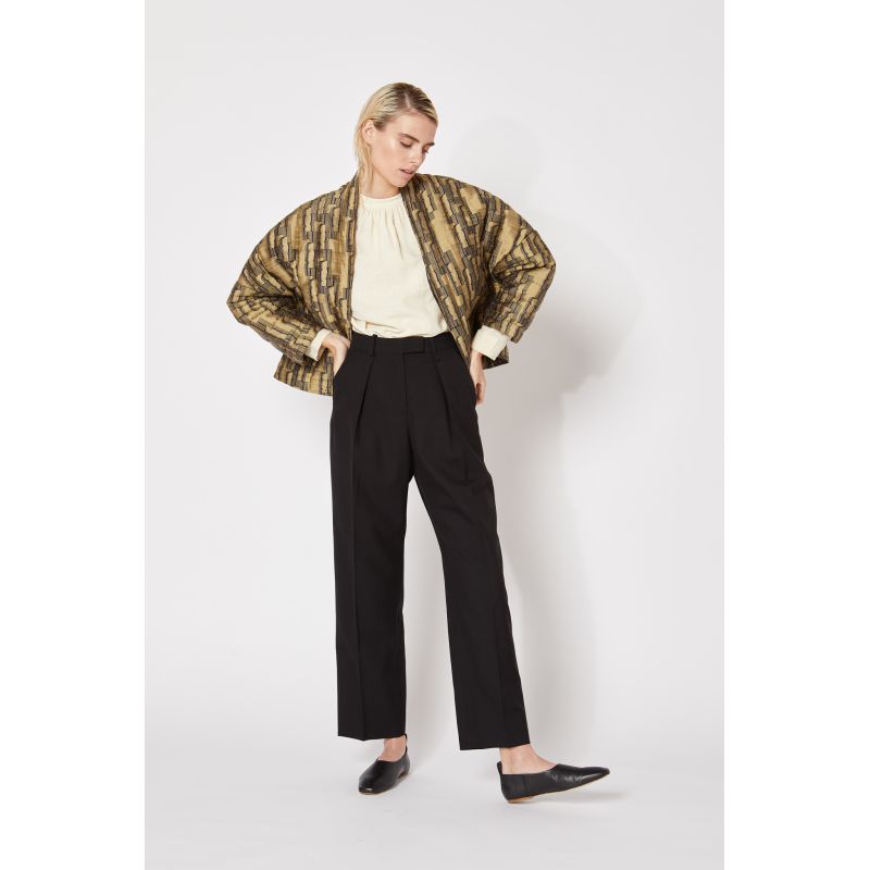 GOLD QUILTED ADA HARMONIE JACKET