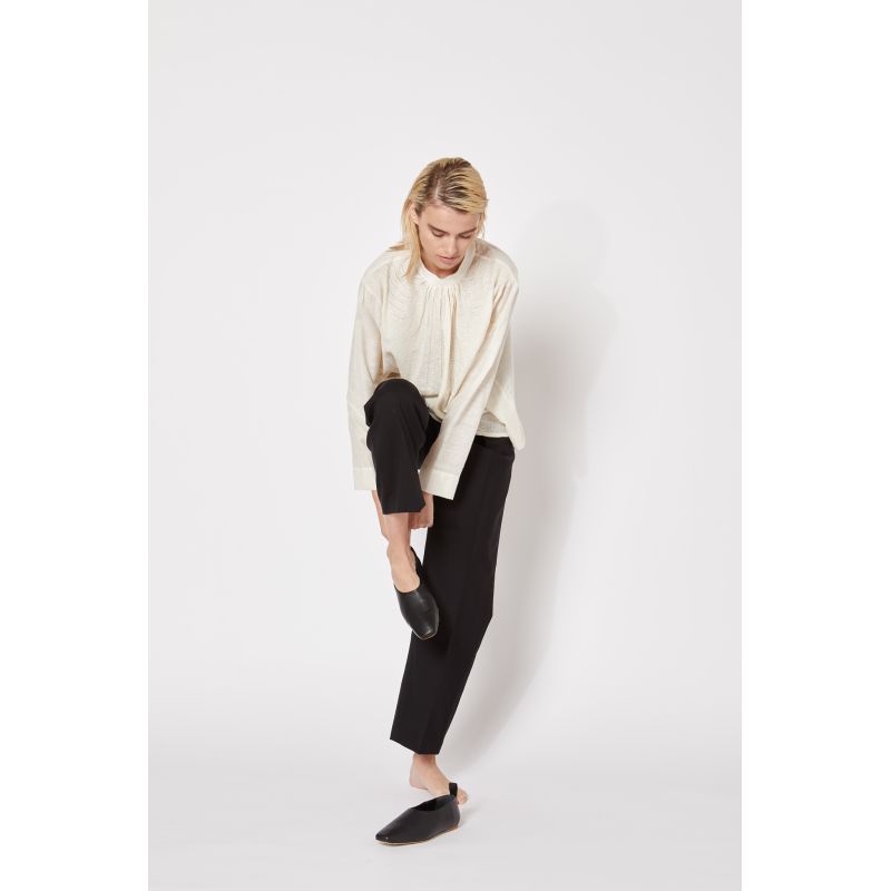 TOP DALIA BRODÉ NATUREL