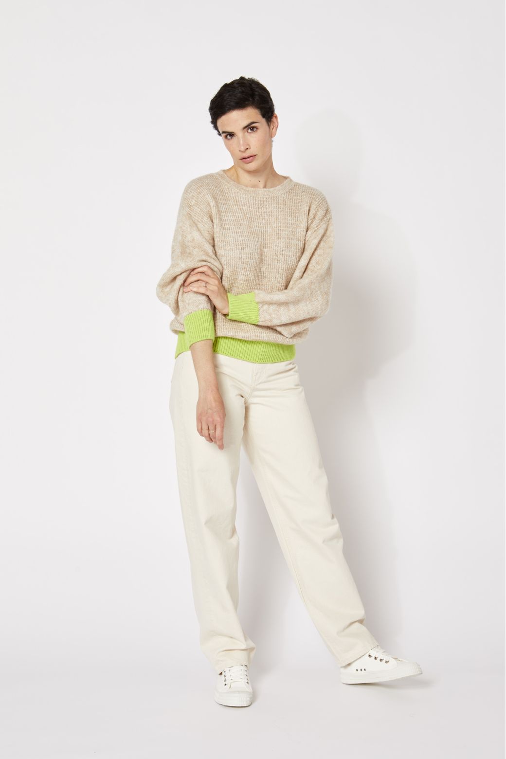 LIME SUZANNE SWEATER