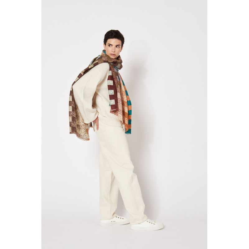 FOULARD MUSICAL BRUN