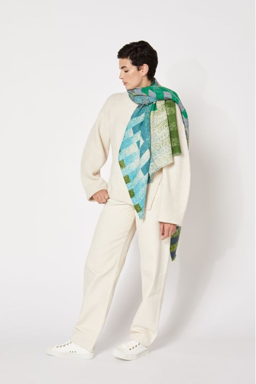FOULARD MUSICAL MENTHE