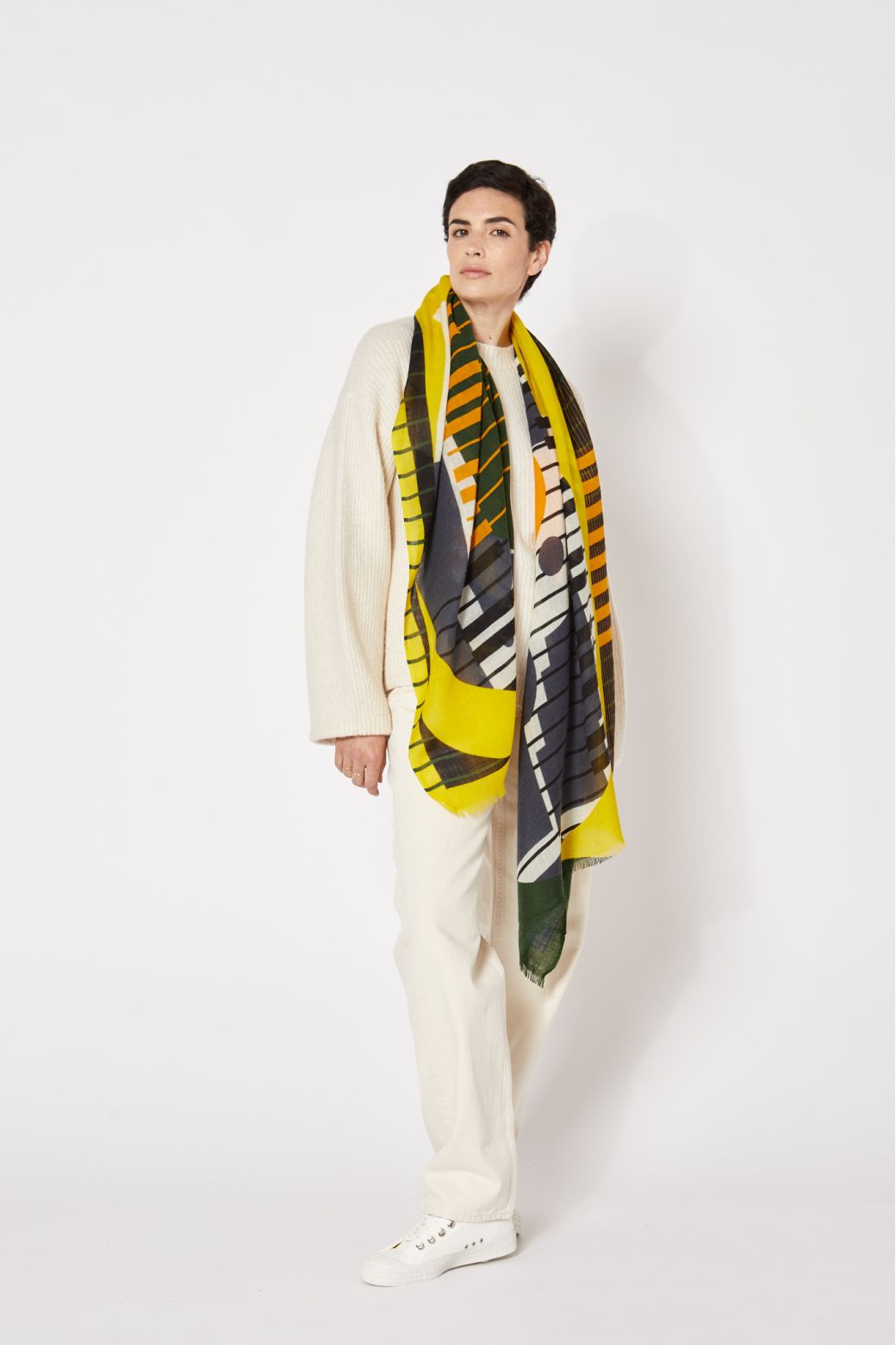 LIME ORCHESTRE SCARF