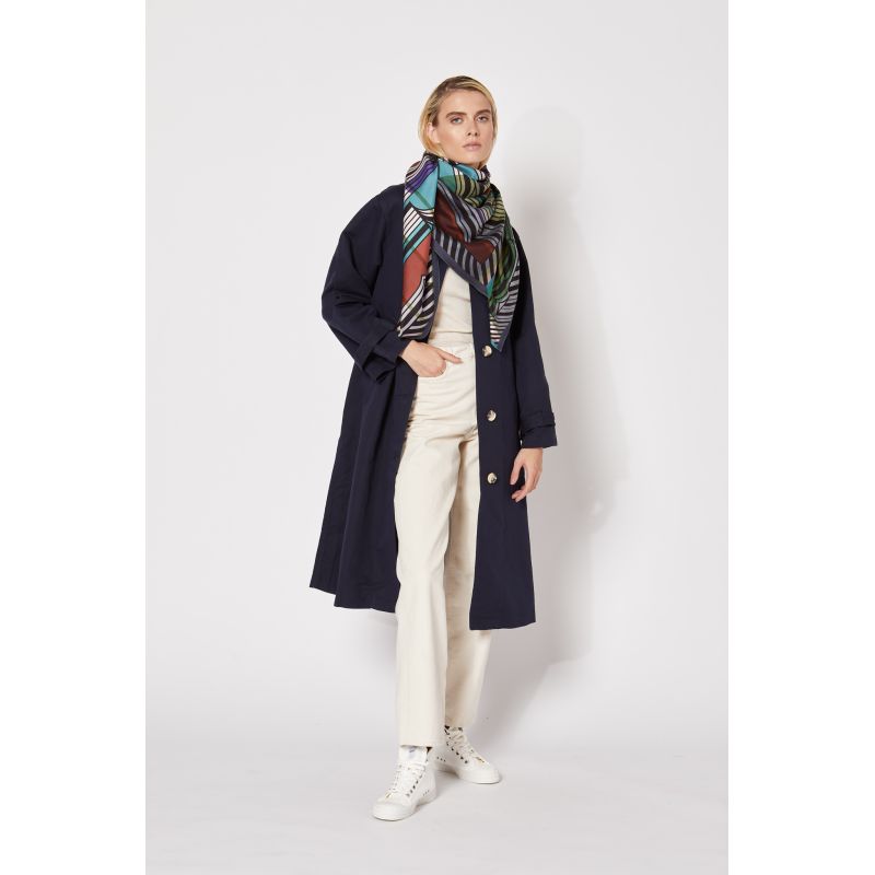 FOULARD RITOURNELLE KAKI