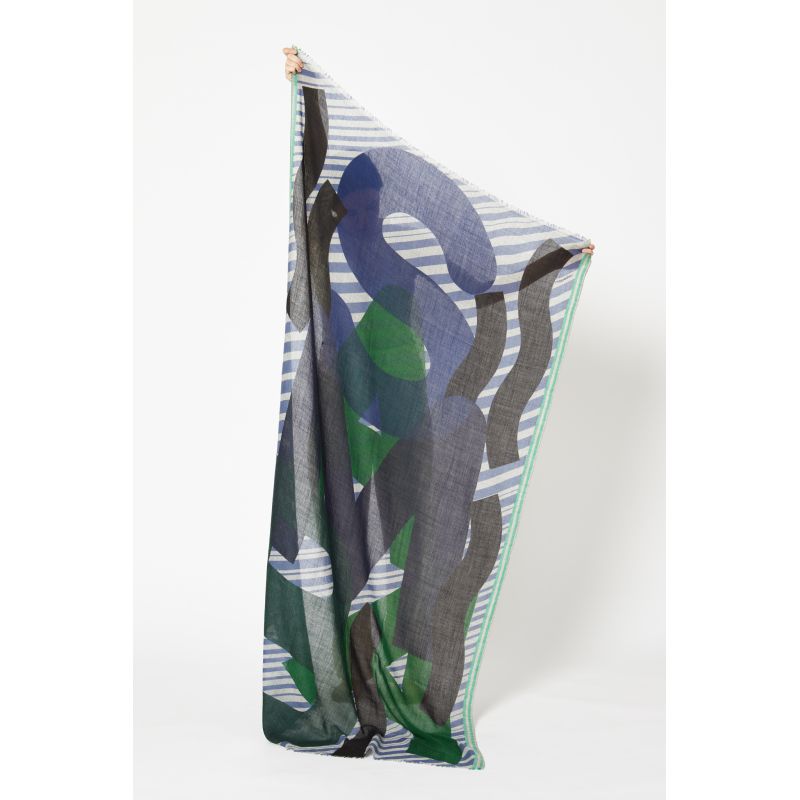 FOULARD SAMBA VERT