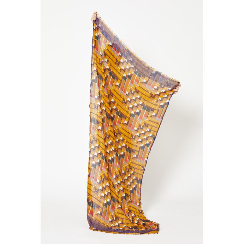 MUSTARD OCTAVE SCARF