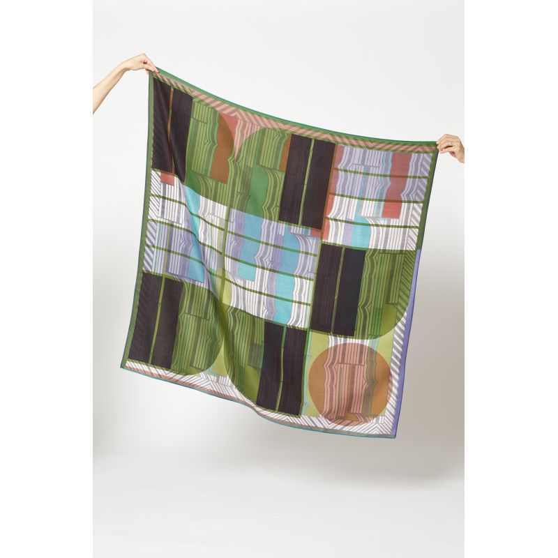 KHAKI RITOURNELLE SCARF