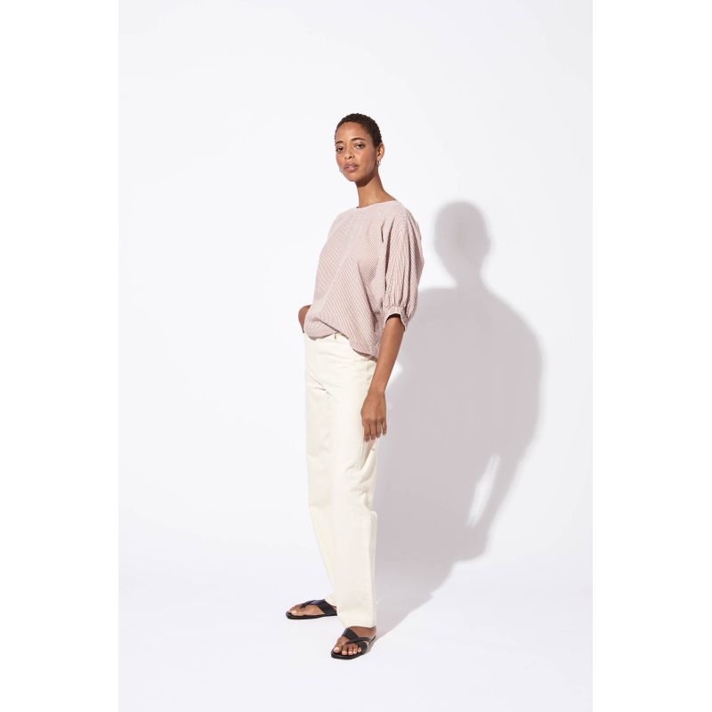 TOP NICOLE MERYL LILAS CARAMEL