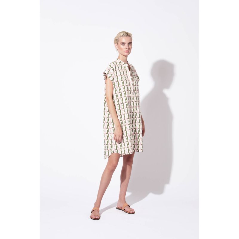 PINK OLIVE SYRACUSE SUAVE DRESS