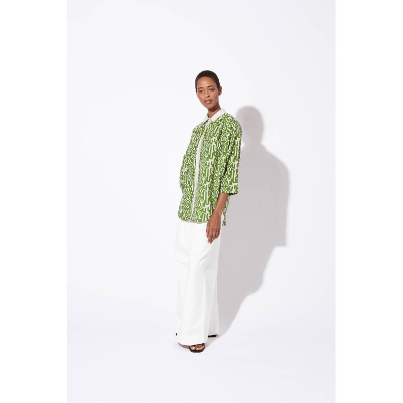 CHEMISE TELMA DAMIER MOUSSE