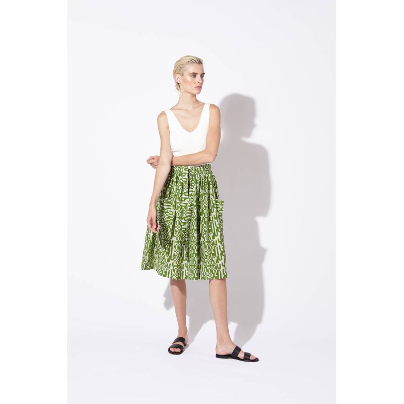MOSS SUZIE DAMIER SKIRT