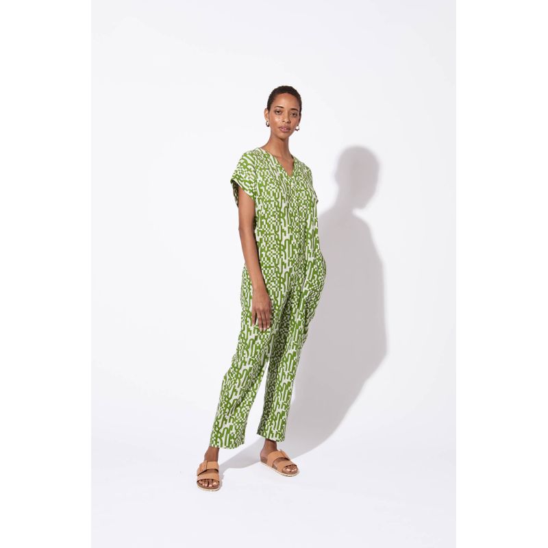 MOSS MONY DAMIER JUMPSUIT