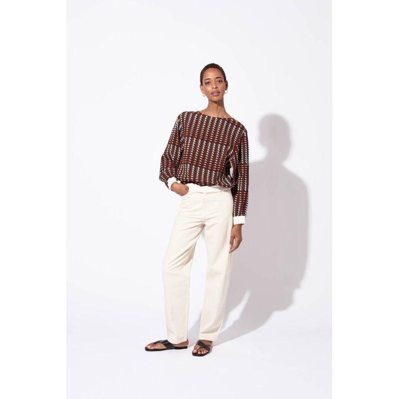 BROWN MALI RILEY SWEATSHIRT