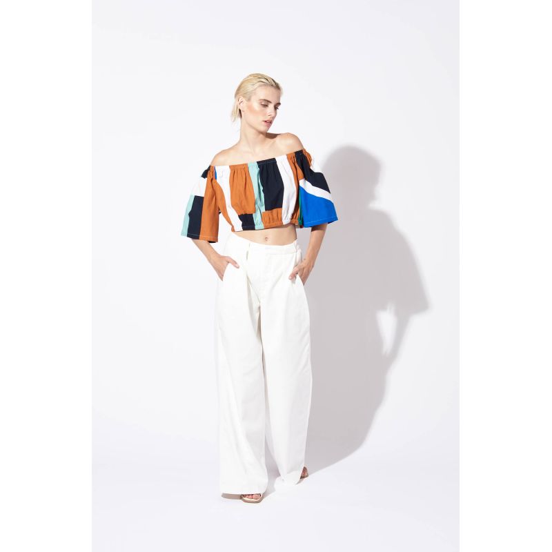 BLUE GREEN SINTRA SUPERSONIC TOP