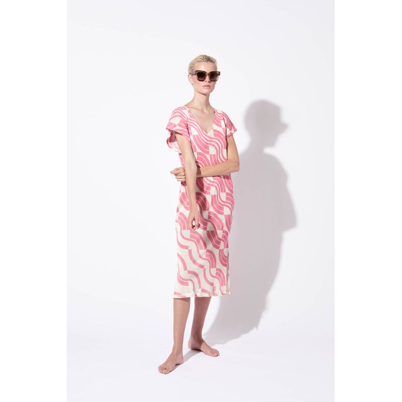 PINK FRANCA MODULE DRESS