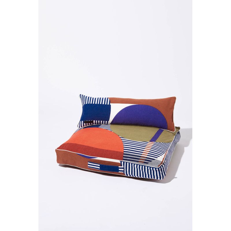 COUSSIN 30/80 ABSTRACT ROUX KAKI