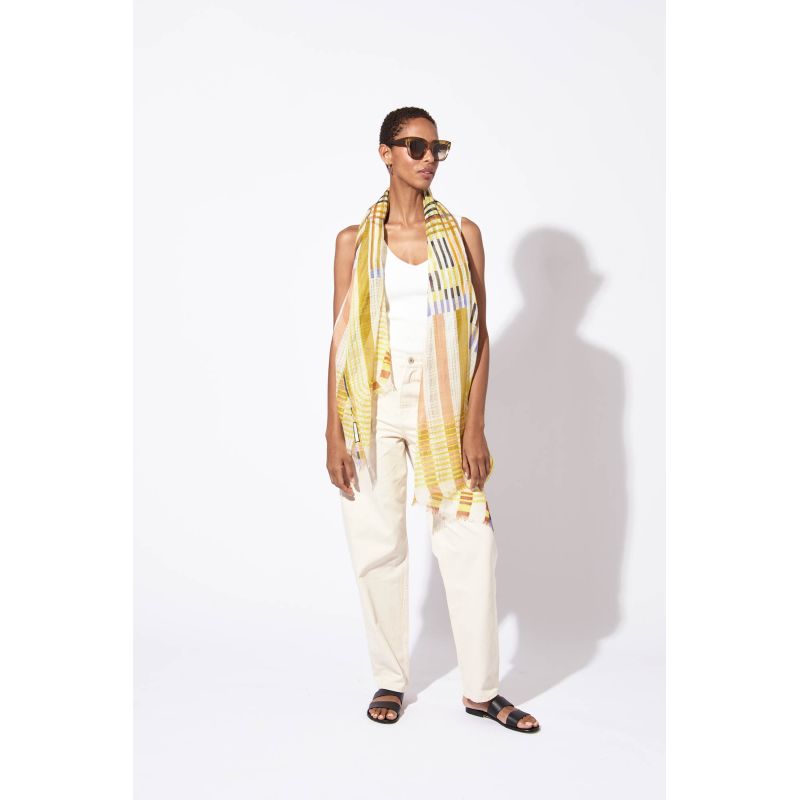 FOULARD ARYTHMIQUE LIME