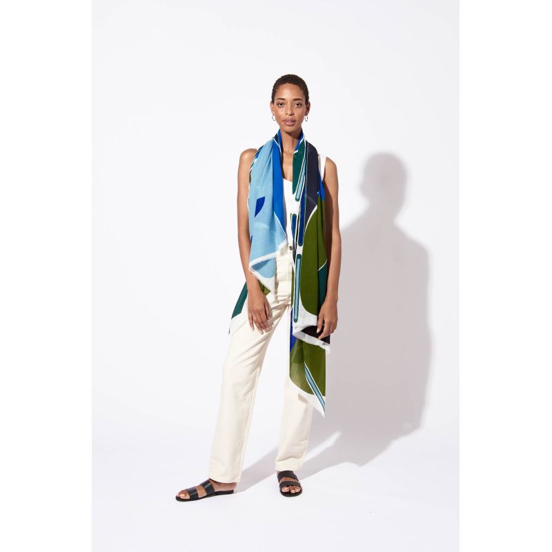 BLUE MOUVEMENT SCARF