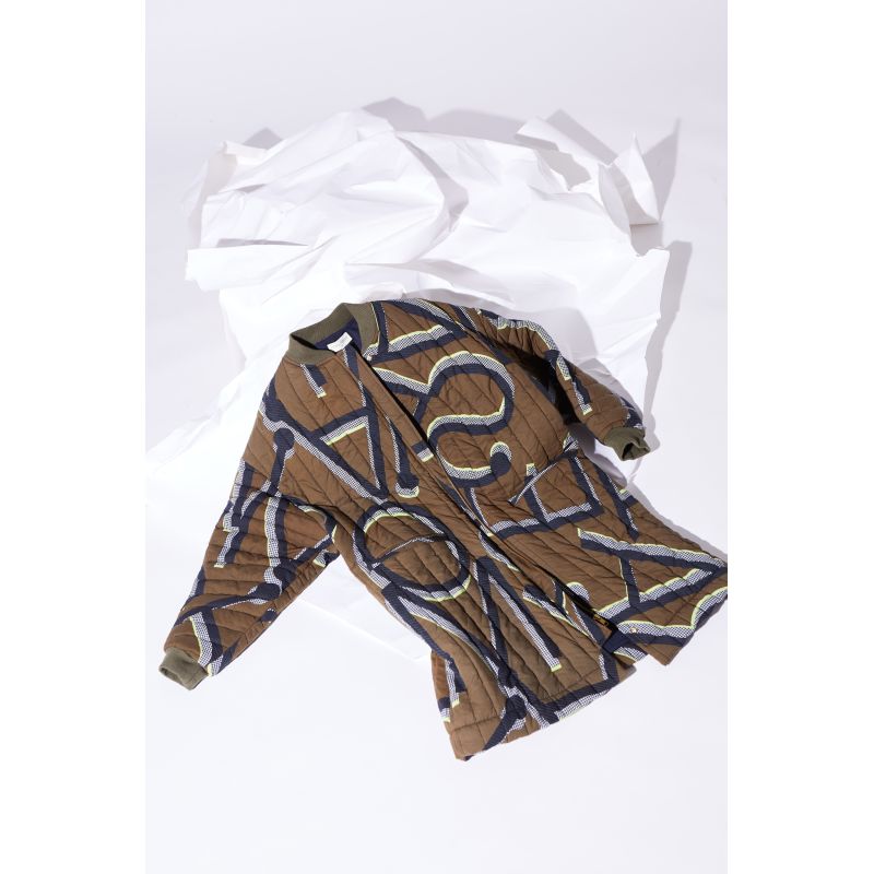 MANTEAU JIM MONOGRAMME KAKI