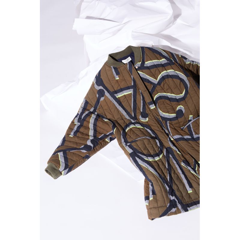 KHAKI JIM MONOGRAMME COAT