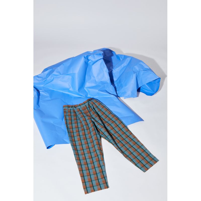 PANTALON OLIVIA OMY BLEU GRIS