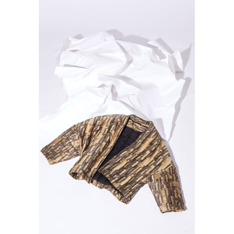 GOLD QUILTED ADA HARMONIE JACKET