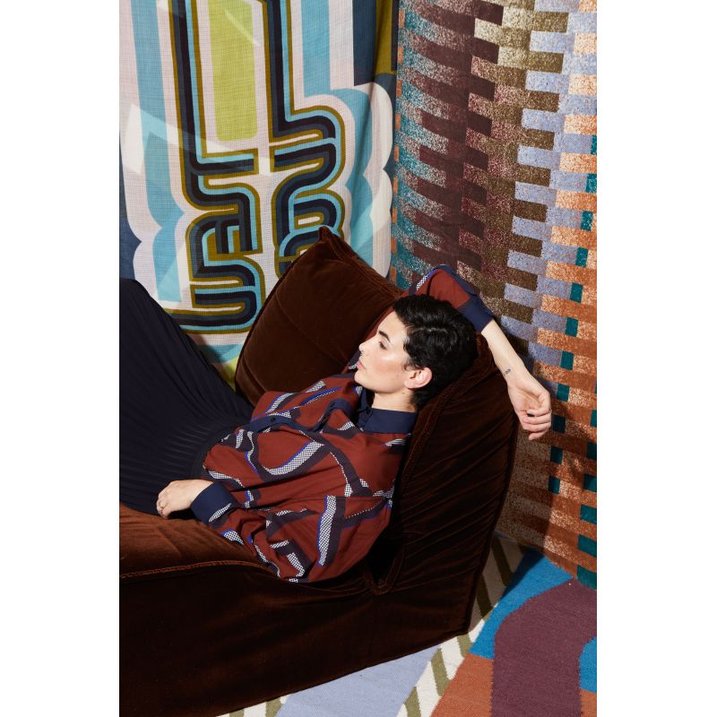 RUST ROSALIE MONOGRAMME SHIRT