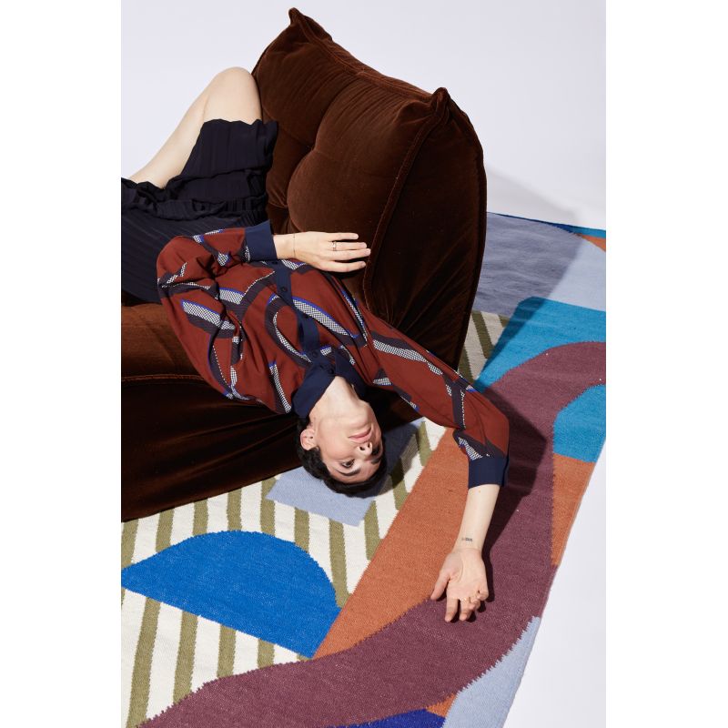 RUST ROSALIE MONOGRAMME SHIRT