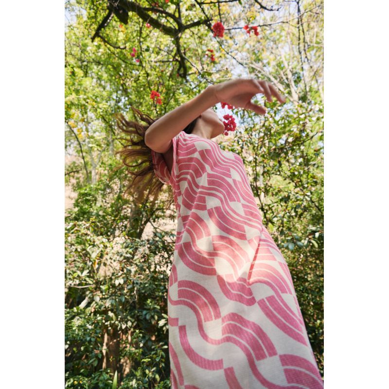 PINK FRANCA MODULE DRESS