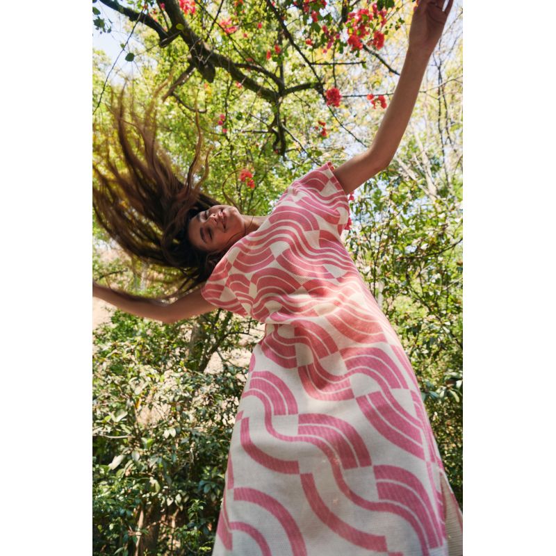 PINK FRANCA MODULE DRESS