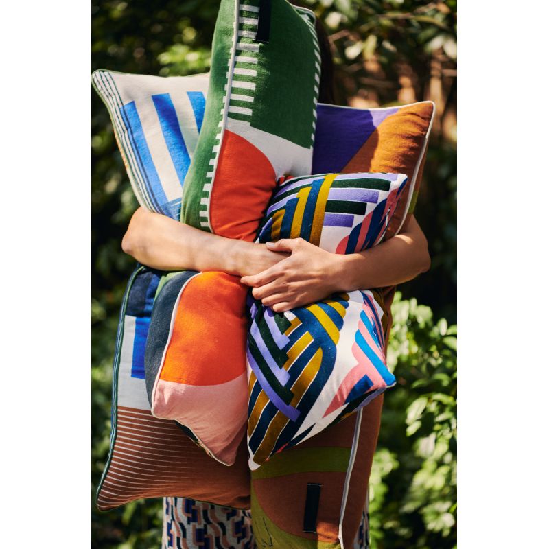 COUSSIN 30/80 ABSTRACT ROUX KAKI