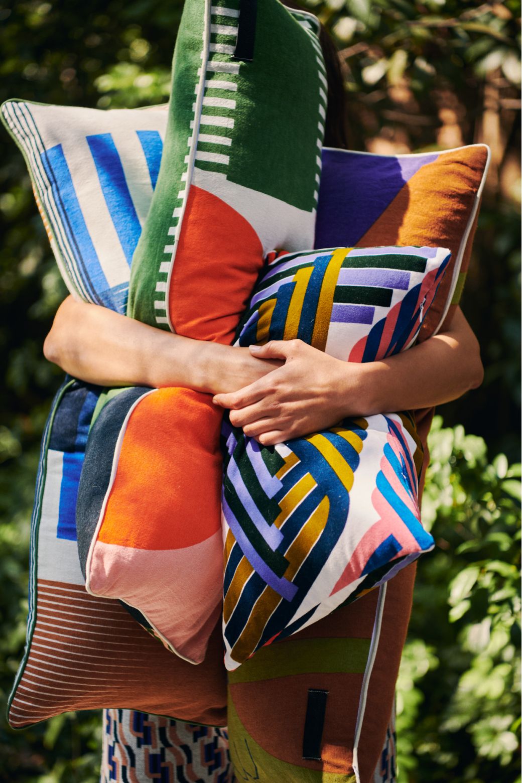 COUSSIN 30/80 ABSTRACT ROUX KAKI