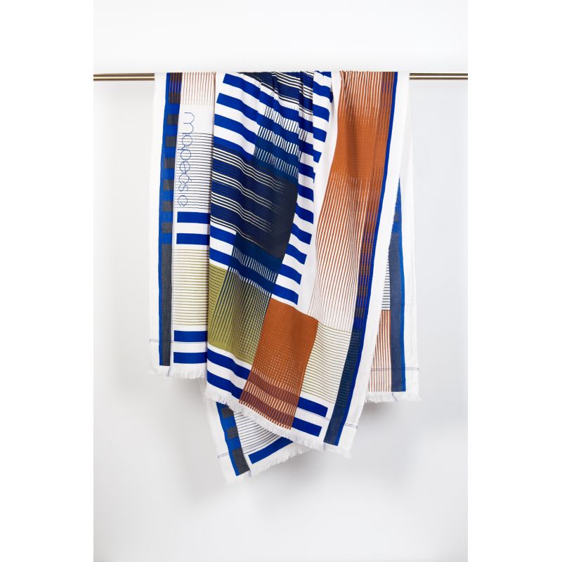 BLUSH VIBRANT BEACH TOWEL