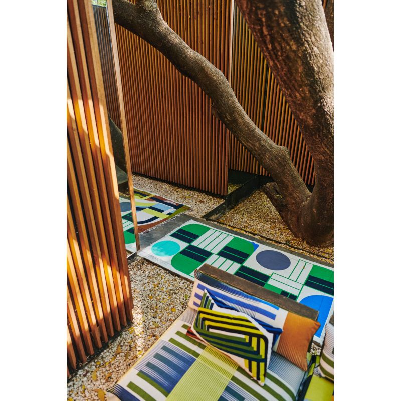 GREEN TEMPO BEACH TOWEL