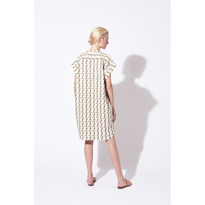 PINK OLIVE SYRACUSE SUAVE DRESS