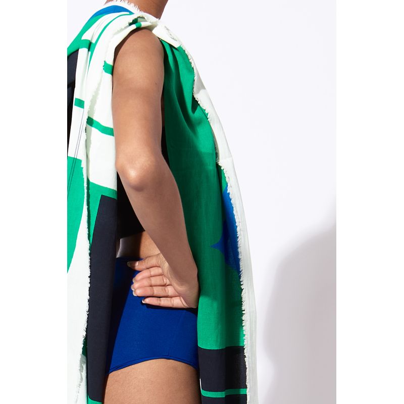 GREEN TEMPO BEACH TOWEL