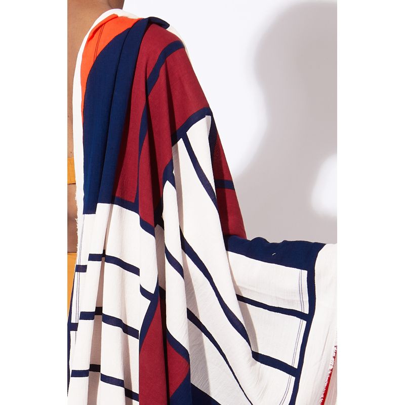 PURPLE TEMPO BEACH TOWEL